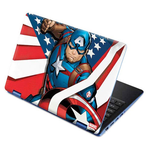 Marvel Captain America Action Pose Aspire R11 11.6in Skin