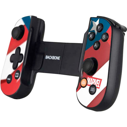 Marvel Captain America Action Pose Backbone One for iPhone Game Controller Skin