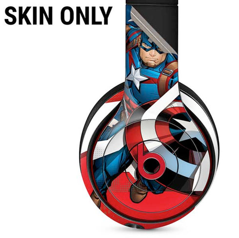 Marvel Captain America Action Pose Beats Solo 3 Wireless Skin