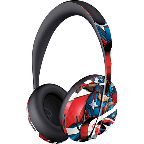 Marvel Captain America Action Pose Bose Noise Cancelling Headphones 700 Skin