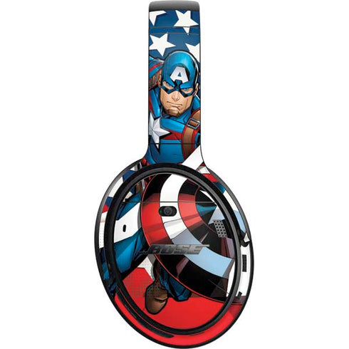 Marvel Captain America Action Pose Bose QuietComfort 35 II Headphones Skin
