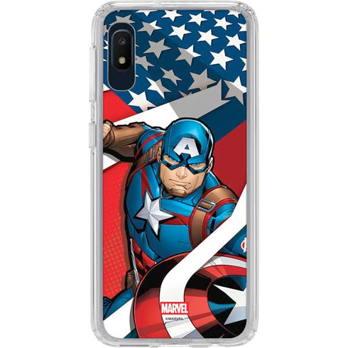 Marvel Captain America Action Pose Galaxy Cases