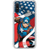 Marvel Captain America Action Pose Galaxy A10e Clear Case