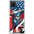 Marvel Captain America Action Pose Galaxy A12 Clear Case