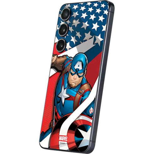 Marvel Captain America Action Pose Galaxy A16 5G Skin