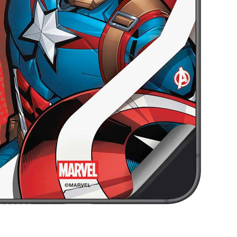 Marvel Captain America Action Pose Galaxy A16 5G Skin