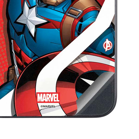 Marvel Captain America Action Pose Galaxy A54 5G Skin