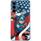 Marvel Captain America Action Pose Galaxy A55 5G Clear Case