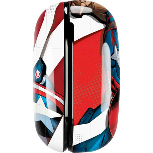 Marvel Captain America Action Pose Galaxy Buds Live Skin