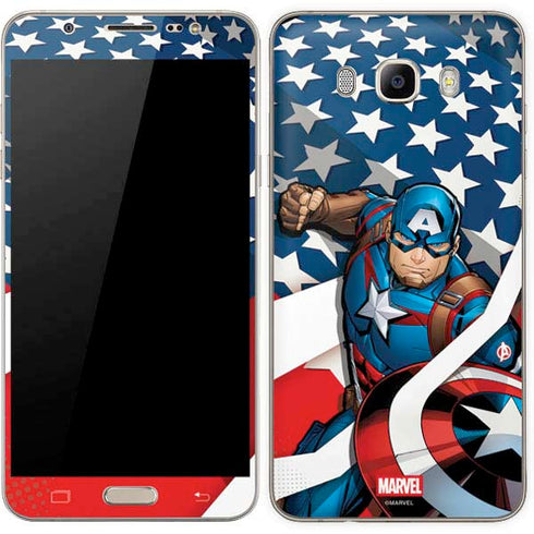 Marvel Captain America Action Pose Galaxy J7 Skin