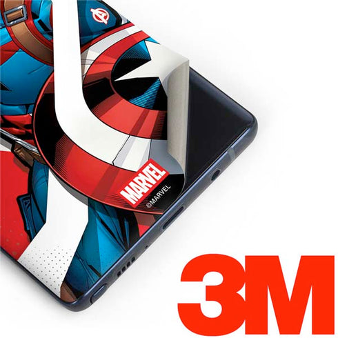 Marvel Captain America Action Pose Galaxy Note 9 Skin