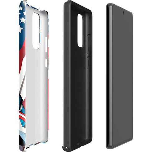 Marvel Captain America Action Pose Galaxy Note20 5G Pro Case