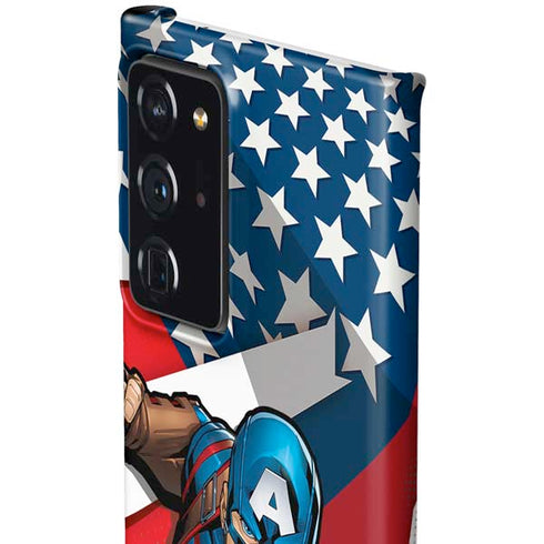 Marvel Captain America Action Pose Galaxy Note20 Ultra 5G Lite Case