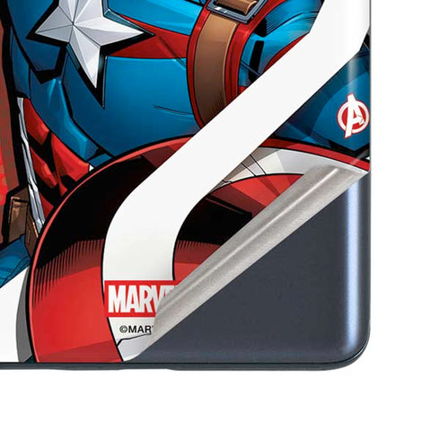 Marvel Captain America Action Pose Galaxy S20 Fan Edition Skin