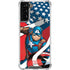 Marvel Captain America Action Pose Galaxy S21 FE Clear Case