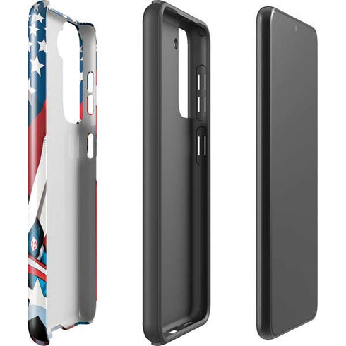 Marvel Captain America Action Pose Galaxy S21 FE Pro Case