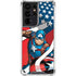 Marvel Captain America Action Pose Galaxy S21 Ultra 5G Clear Case
