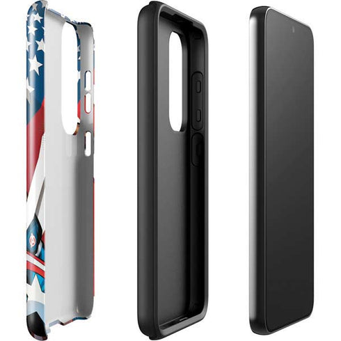 Marvel Captain America Action Pose Galaxy S23 Pro Case