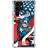 Marvel Captain America Action Pose Galaxy S23 Ultra Clear Case