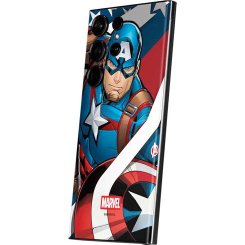 Marvel Captain America Action Pose Galaxy S23 Ultra Skin