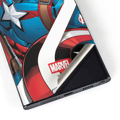 Marvel Captain America Action Pose Galaxy S23 Ultra Skin