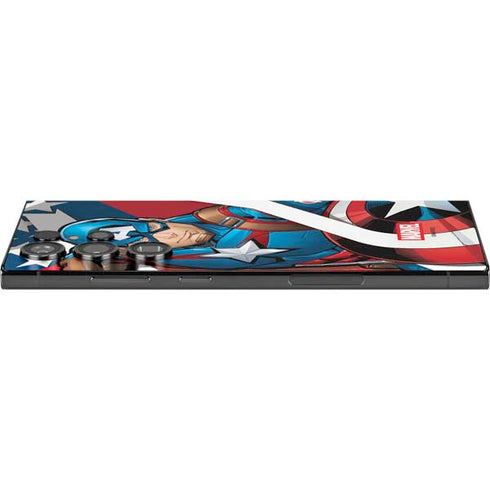 Marvel Captain America Action Pose Galaxy S24 Ultra Skin