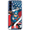 Marvel Captain America Action Pose Galaxy S25 Plus Clear Case