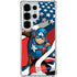 Marvel Captain America Action Pose Galaxy S25 Ultra Clear Case