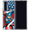 Marvel Captain America Action Pose Galaxy Z Fold6 Clear Case