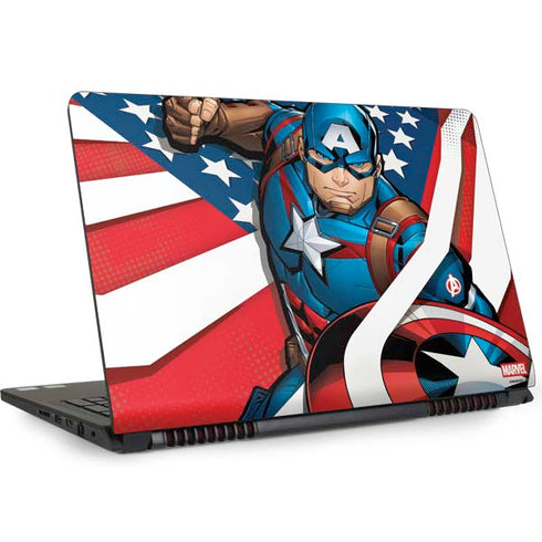 Marvel Captain America Action Pose Dell Inspiron Skin