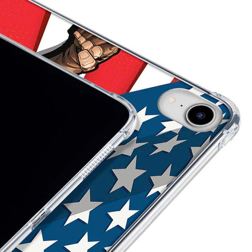 Marvel Captain America Action Pose iPad 11th Gen (2025) Clear Case