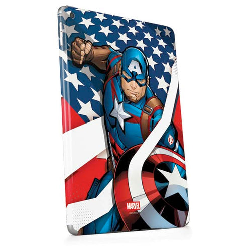 Marvel Captain America Action Pose Apple iPad Skin