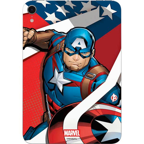 Marvel Captain America Action Pose Apple iPad Mini Skin