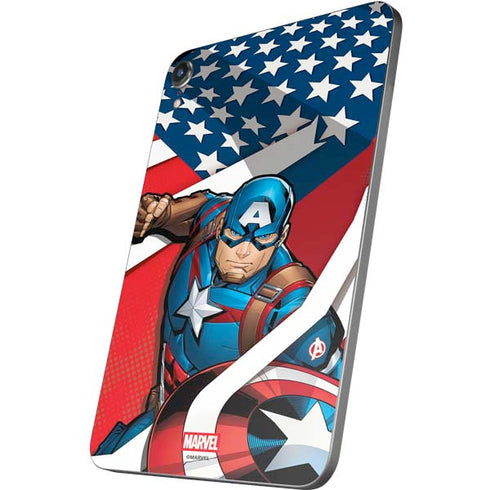 Marvel Captain America Action Pose Apple iPad Mini Skin