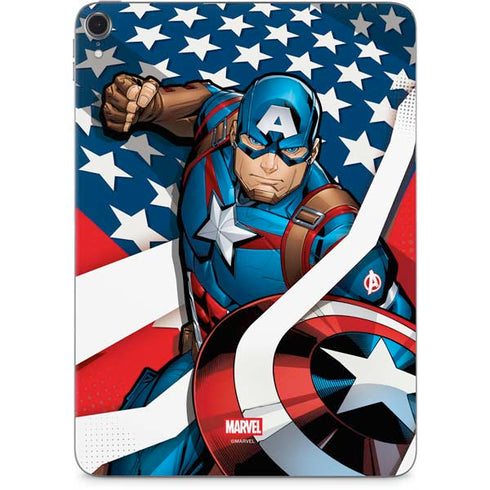Marvel Captain America Action Pose Apple iPad Pro Skin