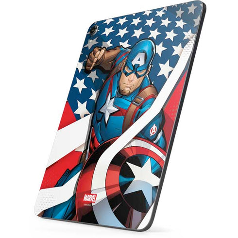 Marvel Captain America Action Pose Apple iPad Pro Skin