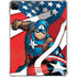 Marvel Captain America Action Pose iPad Pro 11in (2024) Clear Case