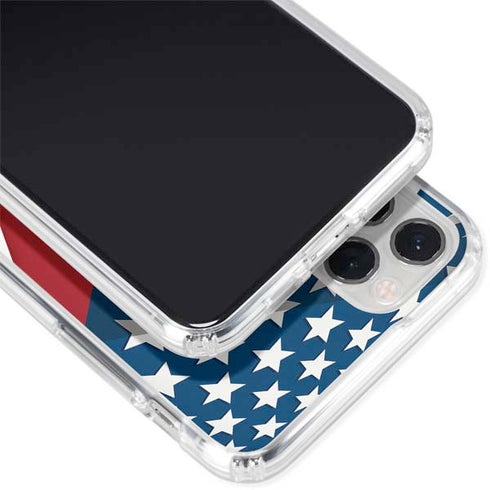 Marvel Captain America Action Pose iPhone 11 Pro Clear Case