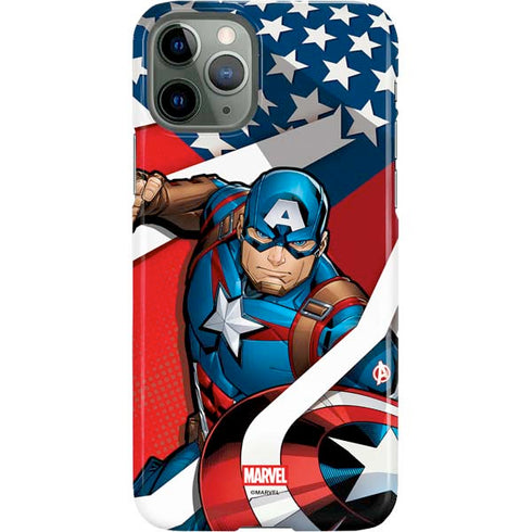 Marvel Captain America Action Pose iPhone 11 Pro Lite Case