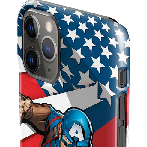 Marvel Captain America Action Pose iPhone 11 Pro Lite Case