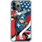 Marvel Captain America Action Pose iPhone 11 Pro Max Clear Case