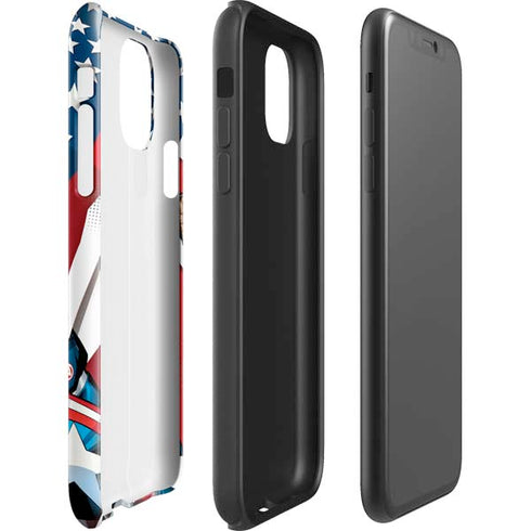 Marvel Captain America Action Pose iPhone 11 Pro Max Impact Case