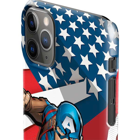 Marvel Captain America Action Pose iPhone 11 Pro Max Lite Case
