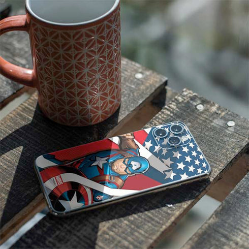 Marvel Captain America Action Pose iPhone 11 Pro Skin