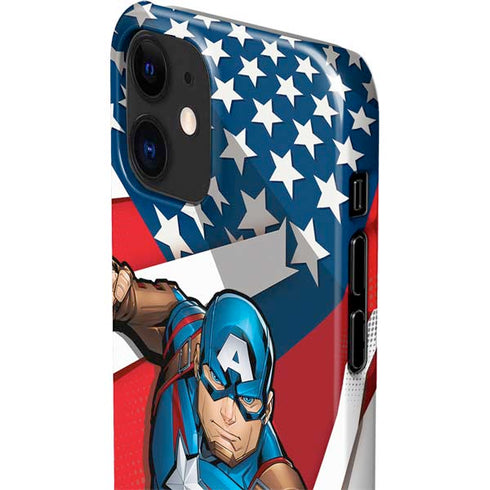 Marvel Captain America Action Pose iPhone 12 Mini Lite Case