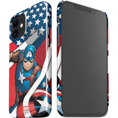 Marvel Captain America Action Pose iPhone 12 Mini Lite Case