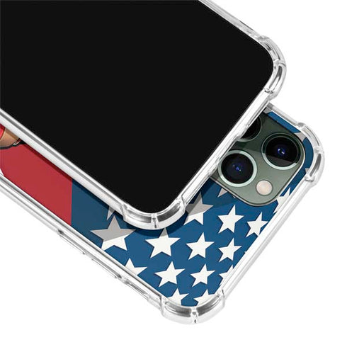 Marvel Captain America Action Pose iPhone 12 Pro Clear Case
