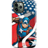 Marvel Captain America Action Pose iPhone 12 Pro Impact Case