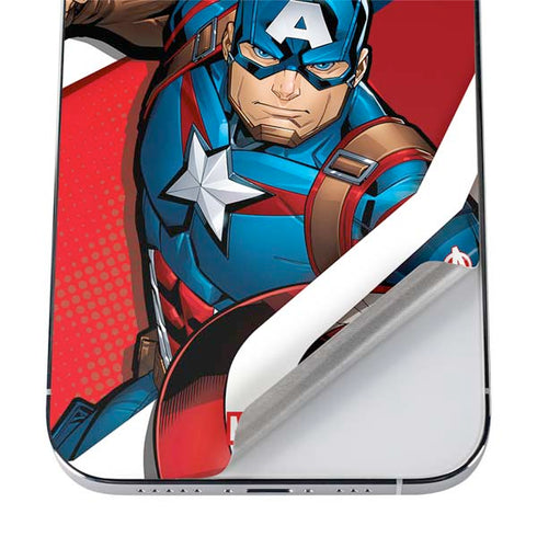 Marvel Captain America Action Pose iPhone 12 Pro Skin