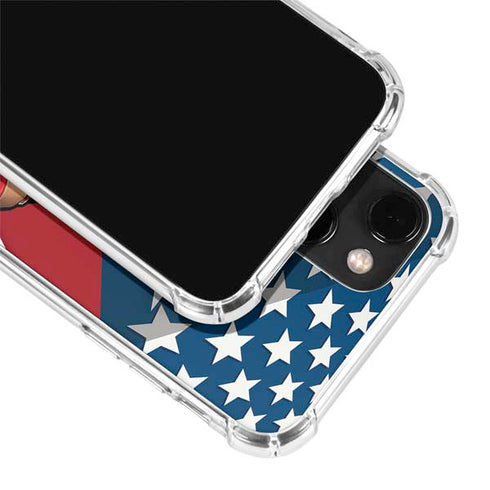 Marvel Captain America Action Pose iPhone 13 Mini Clear Case